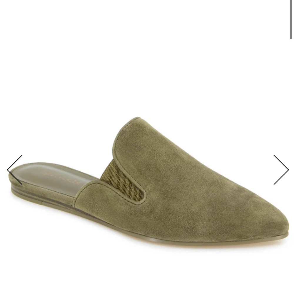 Splendid Olive Suede Women's Mules